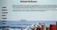 Desktop Screenshot of michaelmcbroom.com